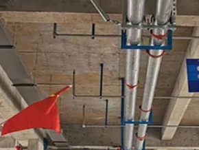 太白管廊支架的安装方法