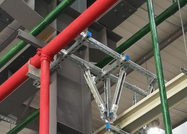 太白该抗震支架的整体式支吊架结构协调性好